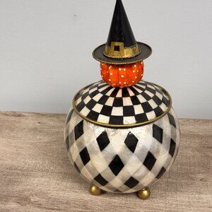 MacKenzie-Childs Good Witch Capiz Lidded Pot Container